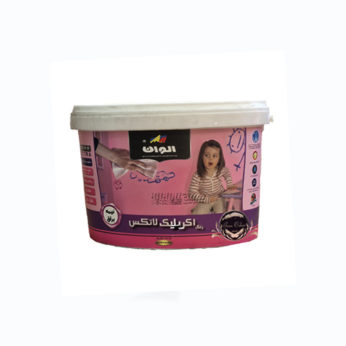 رنگ اکریلیک لاتکس نیمه براق  (2.5گالن)